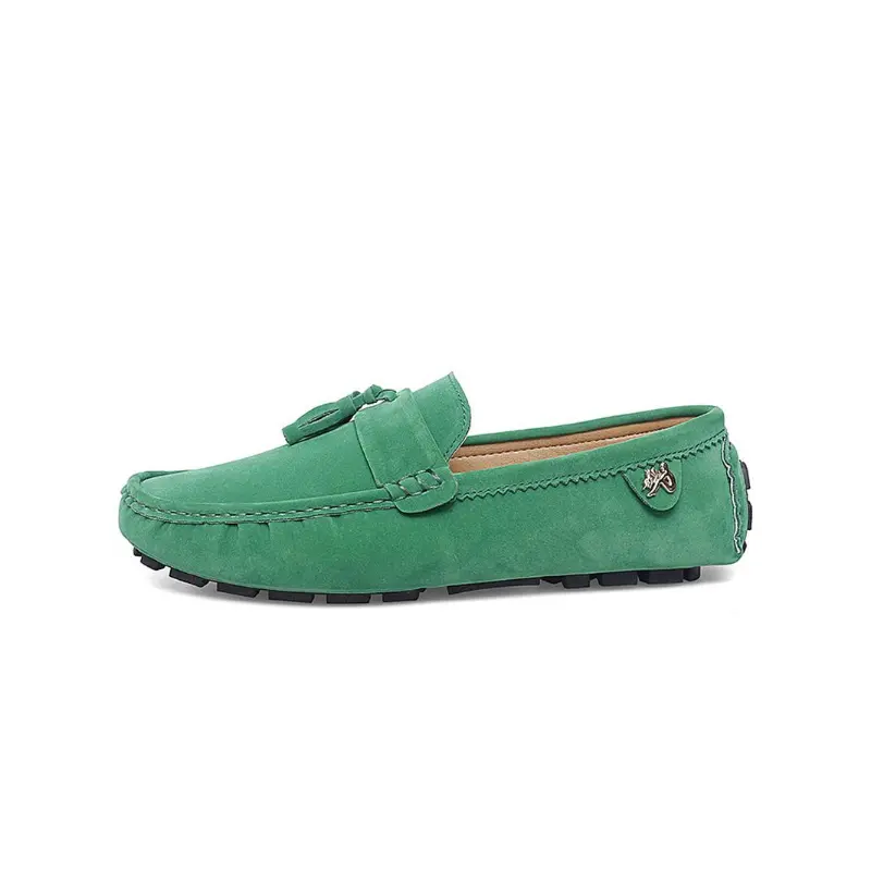 Men's Slip-On Casual Round Toe Solid Color Loafers - All-Season Comfortable Footwear for Daily Wear, Compatible with Sports & Outdoor Accessories
