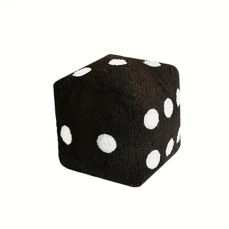 Dice-Shaped Plush Pillow, Creative Simulation Cube Stuffed Cushion, Soft Sofa Back Cushion for Home Decor, Room Decor, Gaming Rooms, Lumbar Support Pillow, Living Rooms