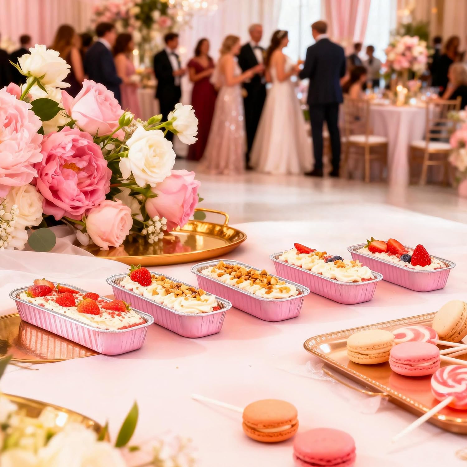 50 PACK Mini Cake Pans with and Spoons,Rectangular Foil Bread Pan,Mini Loaf Pans and Containers with (,6.8oz) 50 PACK Mini Cake Pans with and Spoons,Rectangular Foil Bread Pan,Mini Loaf Pans and Containers with (,6.8oz)