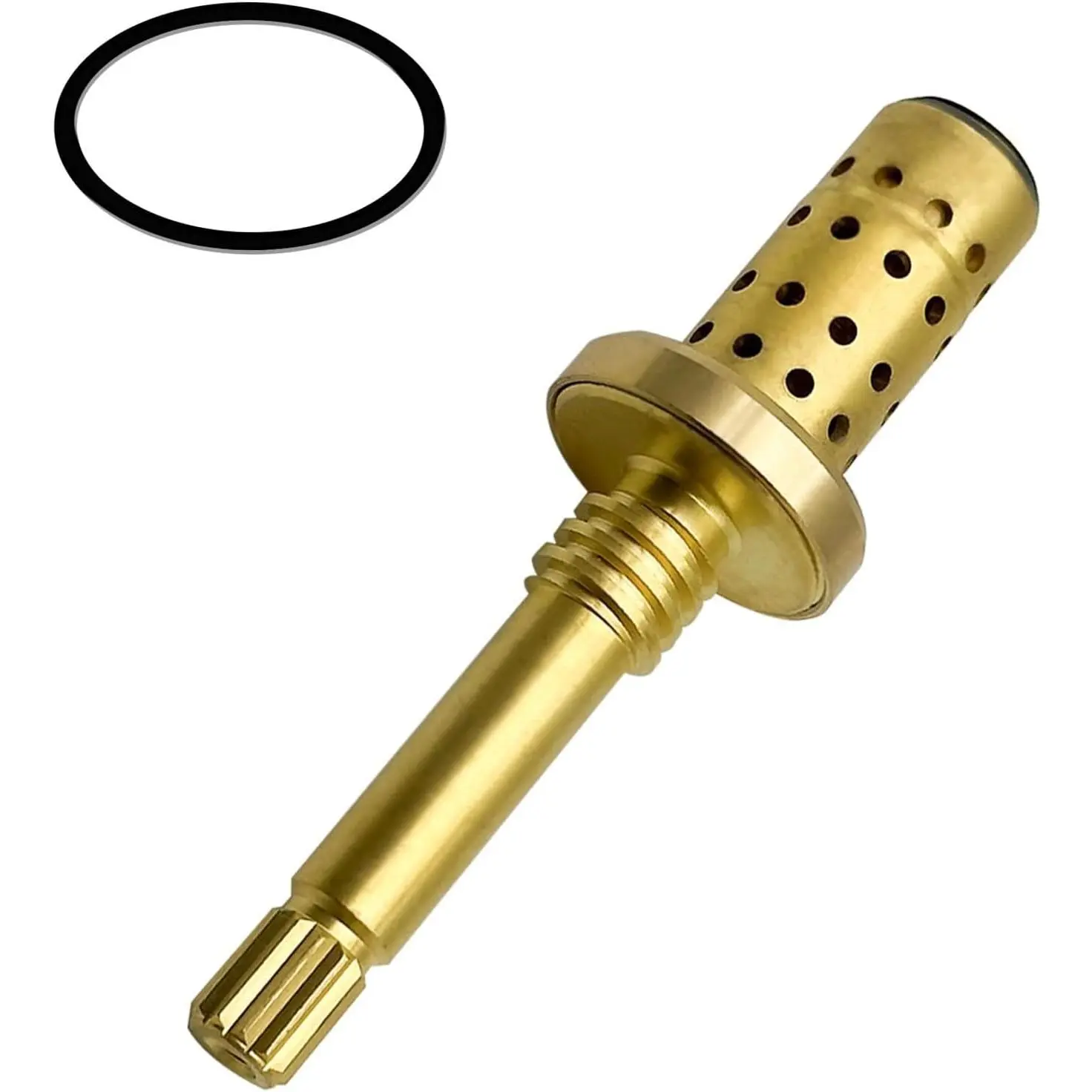 TA-10 Brass Body Flow Control Spindle Assembly, Cartridge Spindle Replacement Part for Kitchenware, Cartridge Size