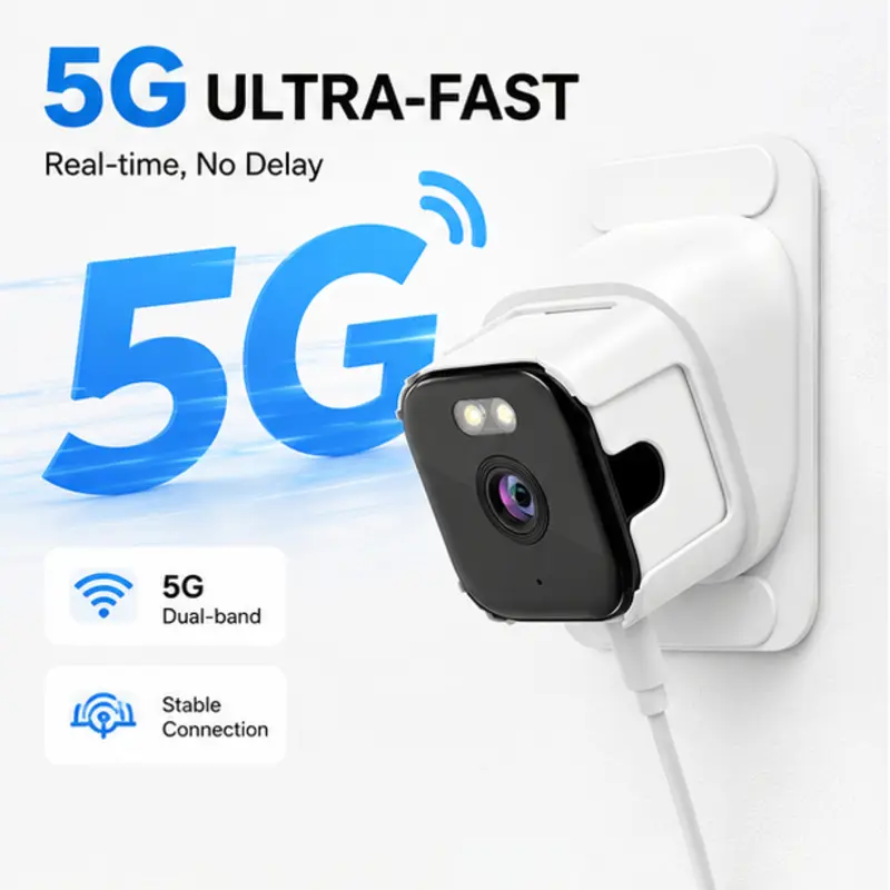 2K Window Security Camera, Dual Band WiFi, Security Camera Wireless, Full Color Night Vision, Smart Motion Detection, Two-Way Audio, 24/7 Recording, Easy Setup Home CCTV Camera, Wifi Surveillance Camera, Wifi Indoor Cameras