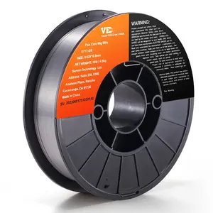 Flux Core MIG Welding Wire E71T-GS 0.035" Dia, 10 Lb Spool, Gasless Self-Shielded Mild Steel MIG Wire for Flux-Cored Arc Welding, Ideal for Home DIY, Automotive, Fabrication and Industrial Projects