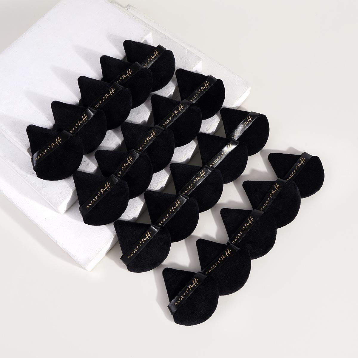 Triangle Shaped Powder Puff, 20pcs/set Soft Makeup Sponge Puff, Makeup Puffs, Beauty Sponges, Professional Facial Makeup Tool for Women & Girls, Cosmetic Tool