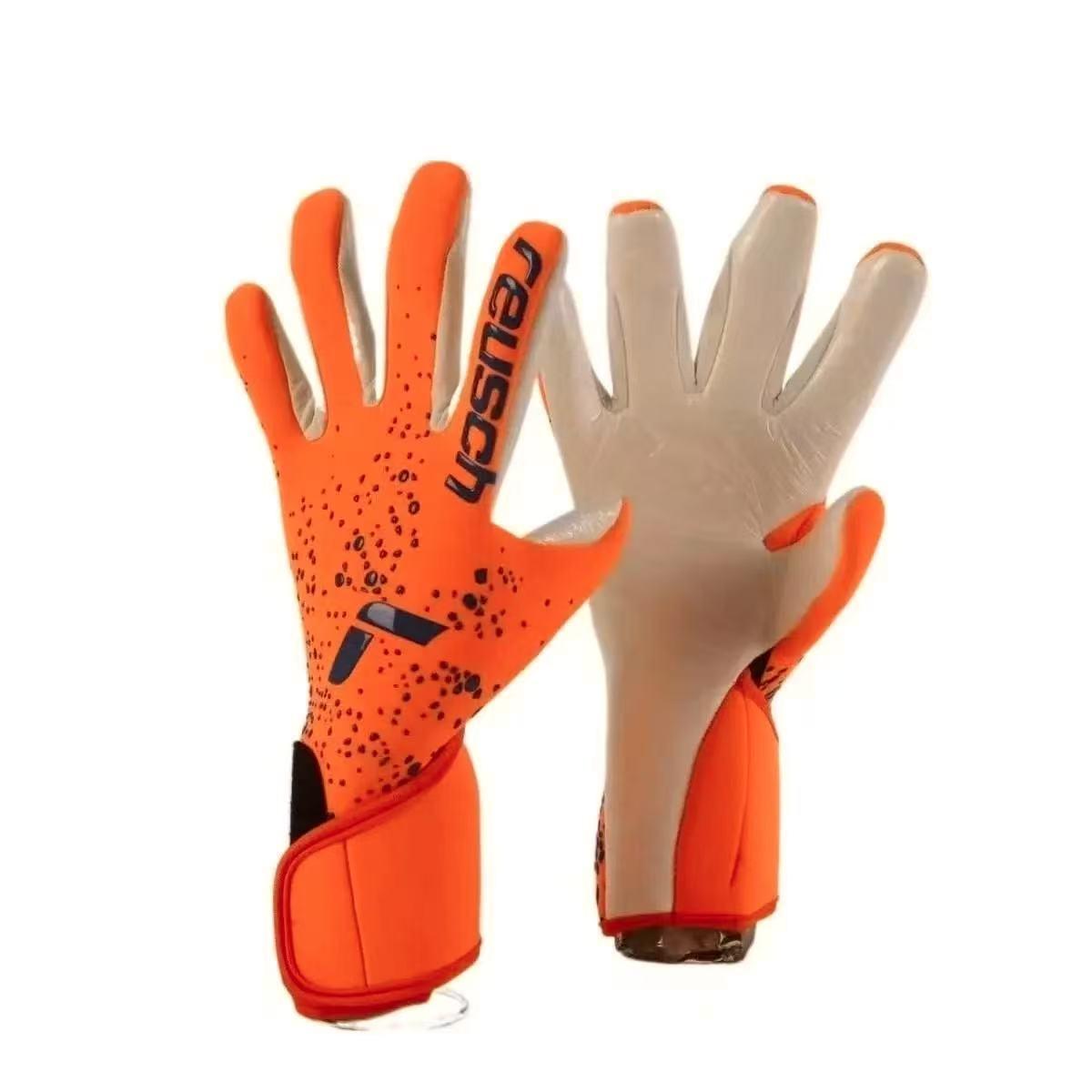 Football goalkeeper gloves for adults and children, professional training goalkeeper gloves, non-slip and wear-resistant latex soccer accessories how to kick a soccer ball