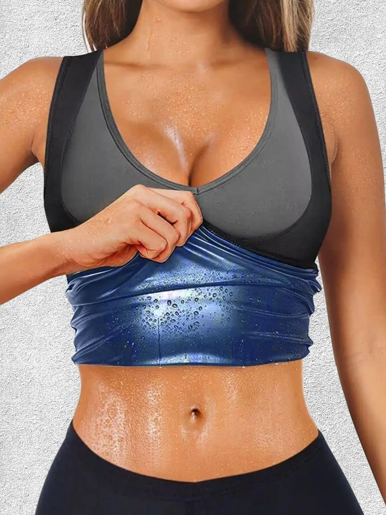 Women's Sports Shaping Vest, Fitness Training Sweat-wicking Vest, Running Shaping Vest, Women's Tight-fitting Sweat-wicking Vest, Versatile Slimming, Tummy Control Sports Vest, Women's Workout Vest, Running Sports Vest, Compression Sports Top
