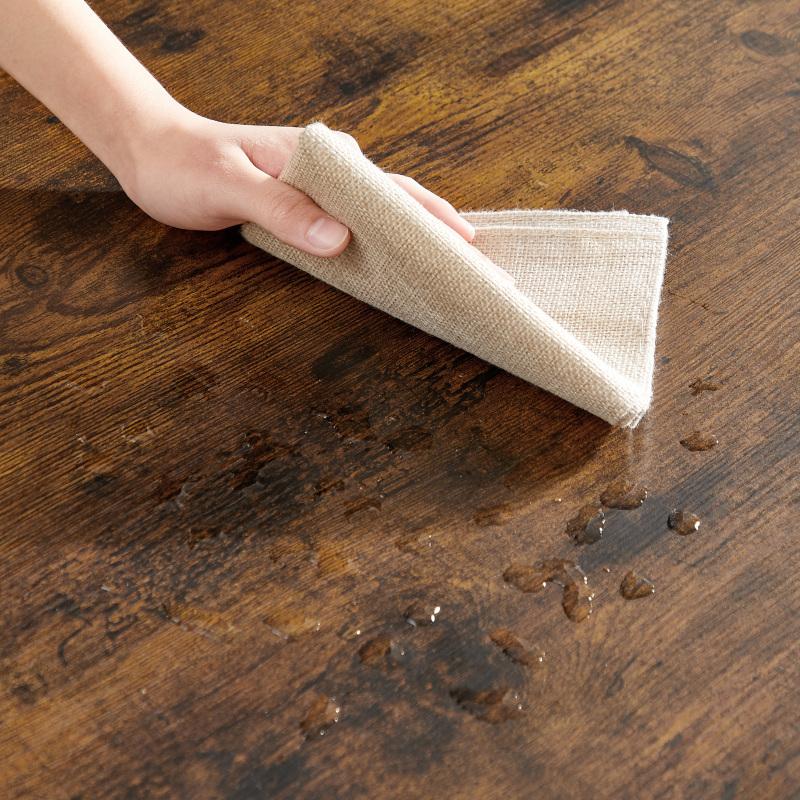 Kitchen Table with 2 Benches for 4, Wood Dining Room Dinette Sets for Breakfast Nook and Small Space, Brown Kitchen Table with 2 Benches for 4, Wood Dining Room Dinette Sets for Breakfast Nook and Small Space, Brown