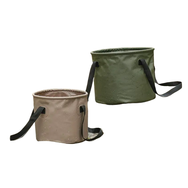Outdoor camping folding bucket Multifunctional large-capacity portable fishing bucket Storage retractable car storage bucket