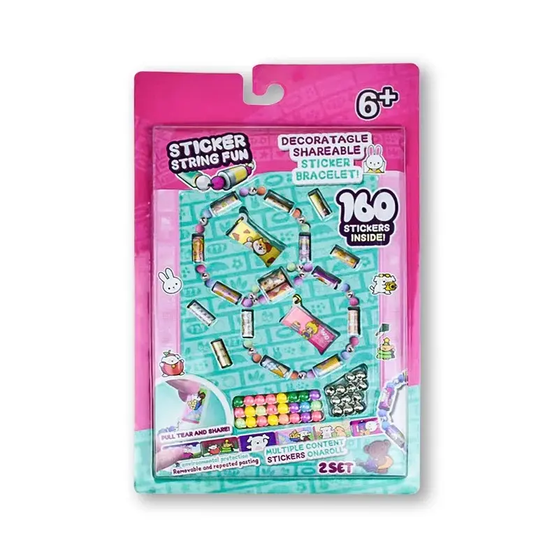 STICKI Rolls Sticki Bands - Wearable or Shareable Sticker Bracelet , Includes 160 Mini Stickers | Over 1000 Sticker Designs