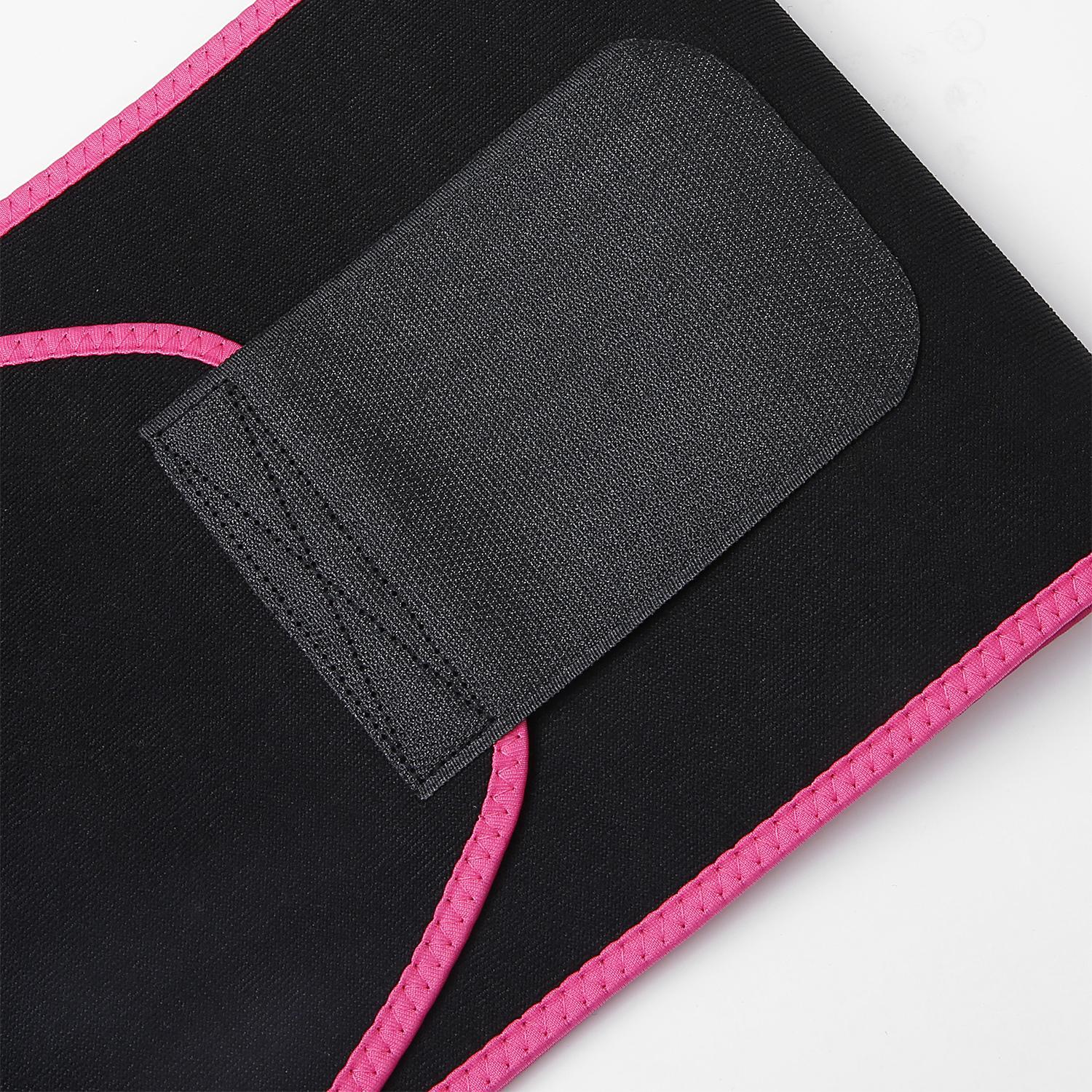 Unisex's Contrast Binding Velcro Design, Sporty Fitness Waist Trainer Waist Support Belt for Men & Women, Sports Waist Belt for Home Gym Workout