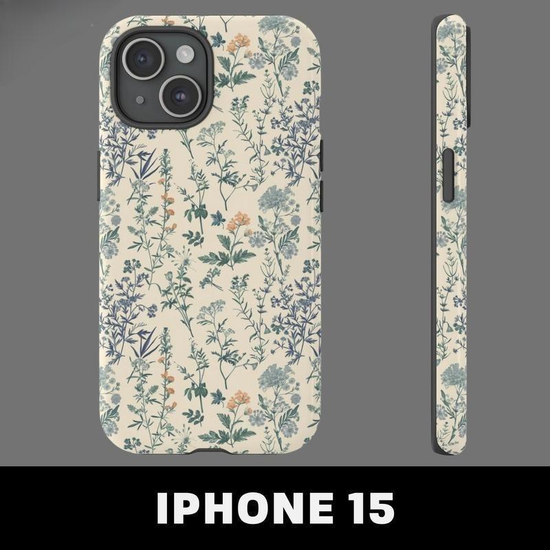 Vintage Botanical - IPhone Case|   Floral|   Cover Suitable for IPhone17 16 15 14 13 12 SE Max Pro