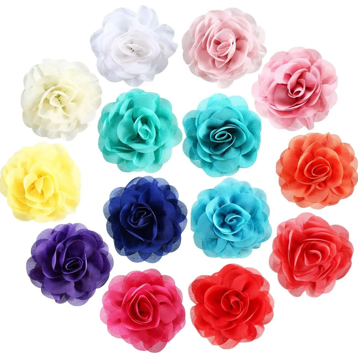 14 Pcs Multi Color Flower Bow Tie Charms for Dog Cat Puppy Pet Collar Grooming Accessories