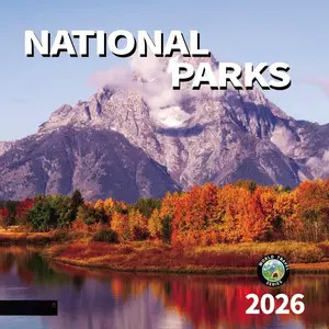 2026 Wall Calendar,Calendar 2026, November 2025 - December 2026, Wall Calendar  Parks, 12" x 24" Opened,Full Page Months Thick & Sturdy Paper for Calendar Organizing & Planning