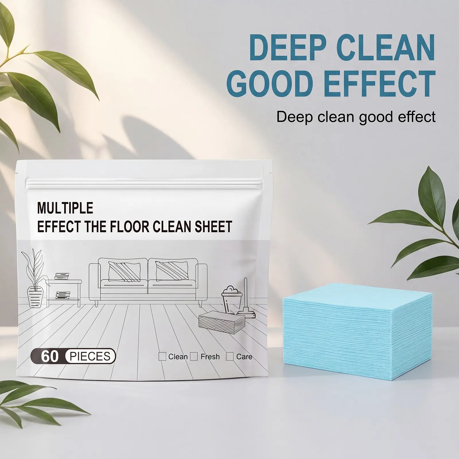 Multi-Effect Floor Cleaning Tablets, Household Floor Stain Remover, Universal Cleaner Brightener, Effective Floor Care Solution