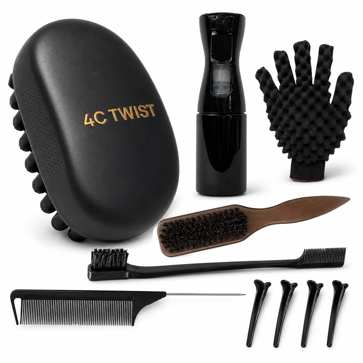 10PCS Freeform Twist Hair Styling Set for Natural Hair, Hair Twisting Tool