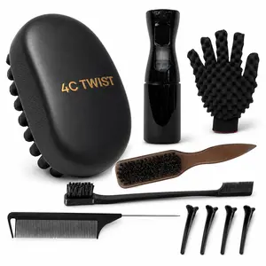 10PCS Freeform Twist Hair Styling Set for Natural Hair, Hair Twisting Tool