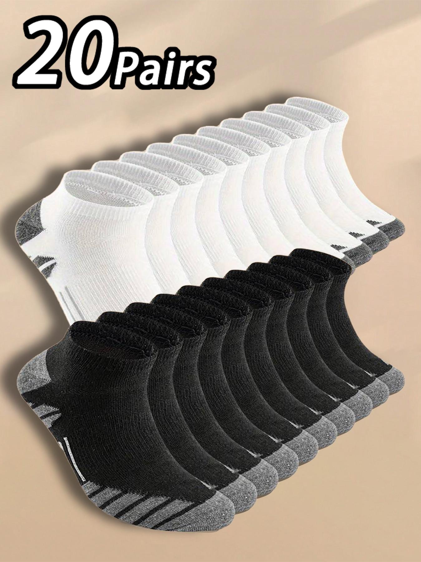 Men's Colorblock Low Cut Socks, Athletic Socks, Breathable Comfortable Socks for Daily Wear, Men's Socks & Hosiery