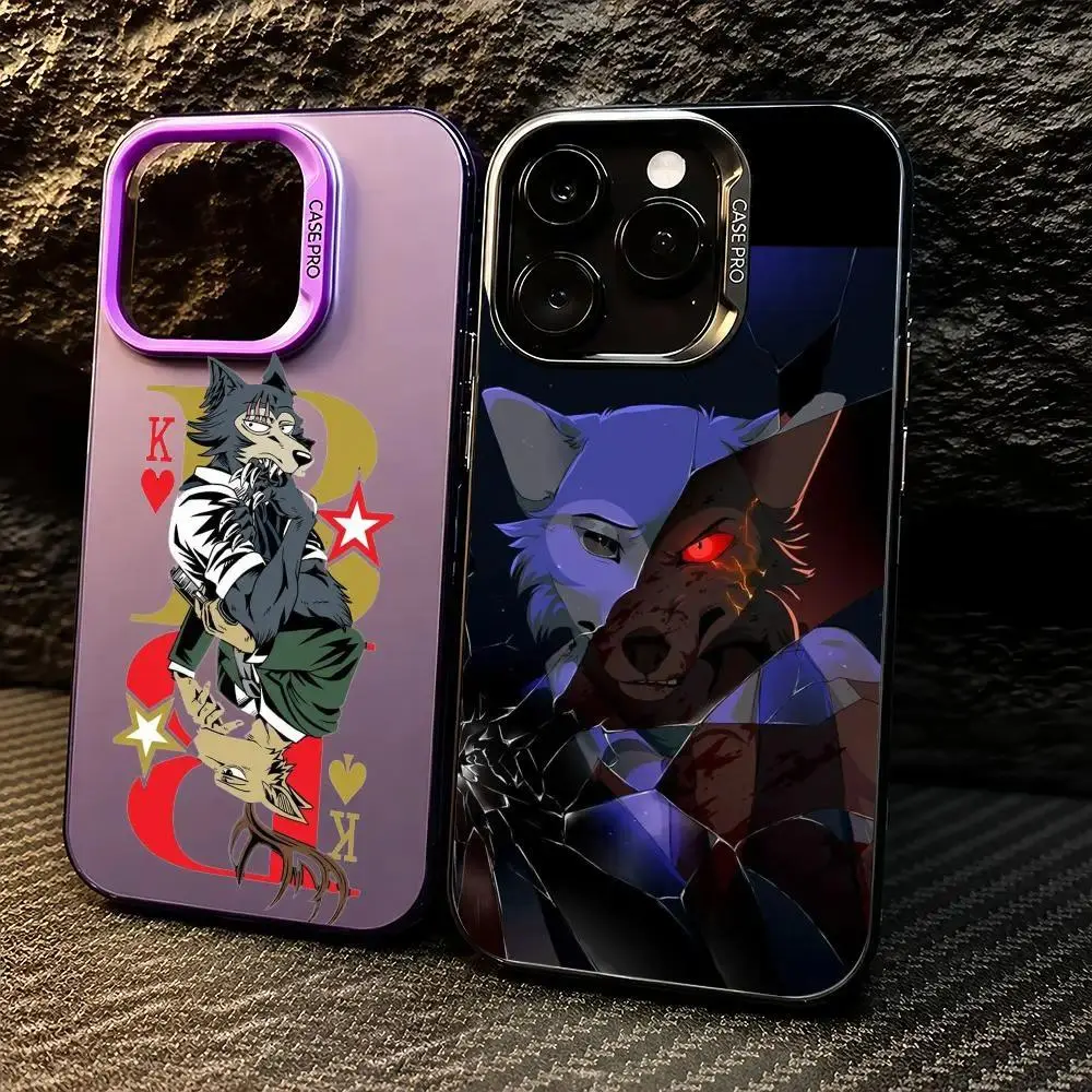 Legoshi Beastars phone case Phone Case iPhone 11/12/13/14/15/16/17 Pro Max Aurora TPU Case Shockproof Slim Stylish Cover