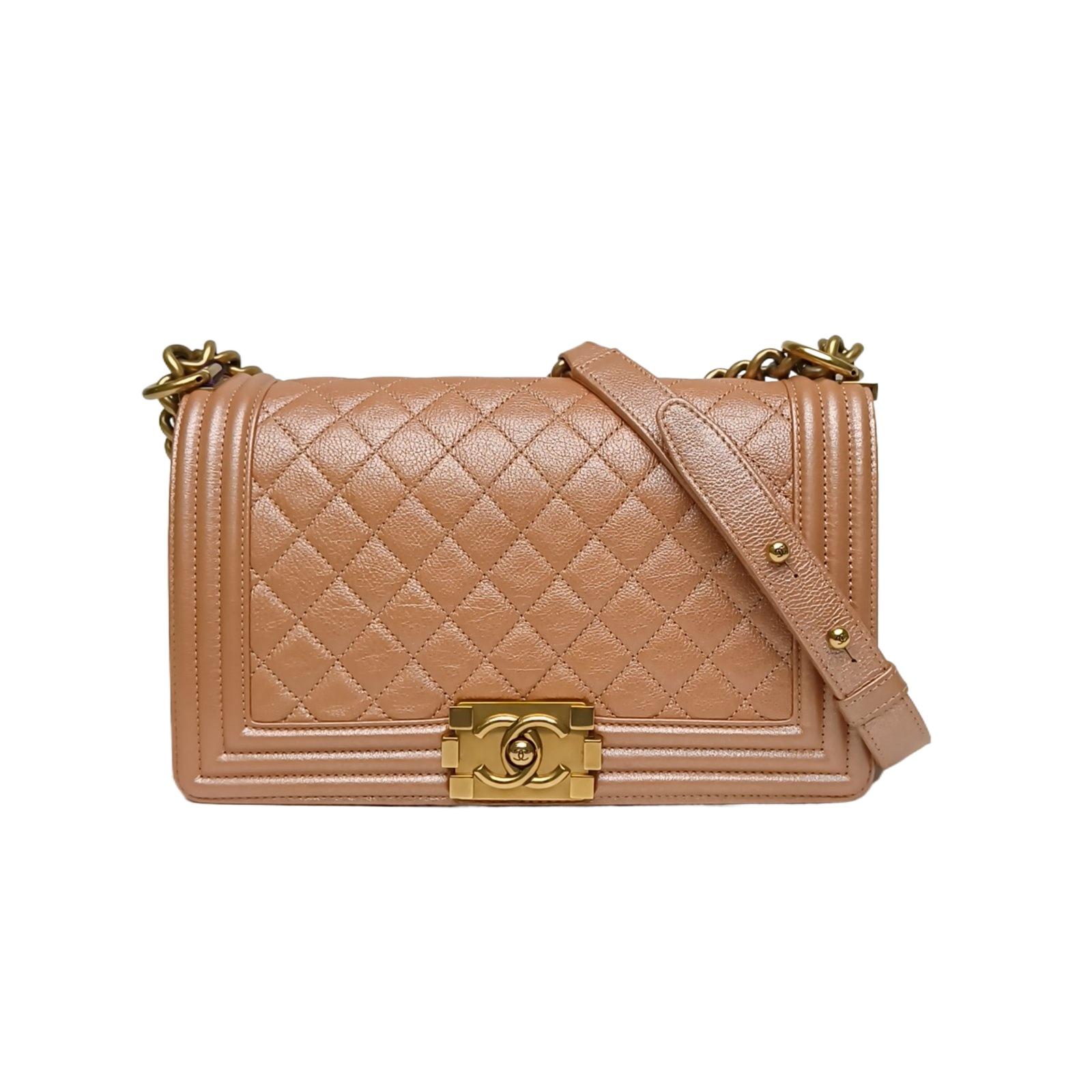 Pre-owned CHANEL 【Alea】Leboy Medium 25cm Shimmer