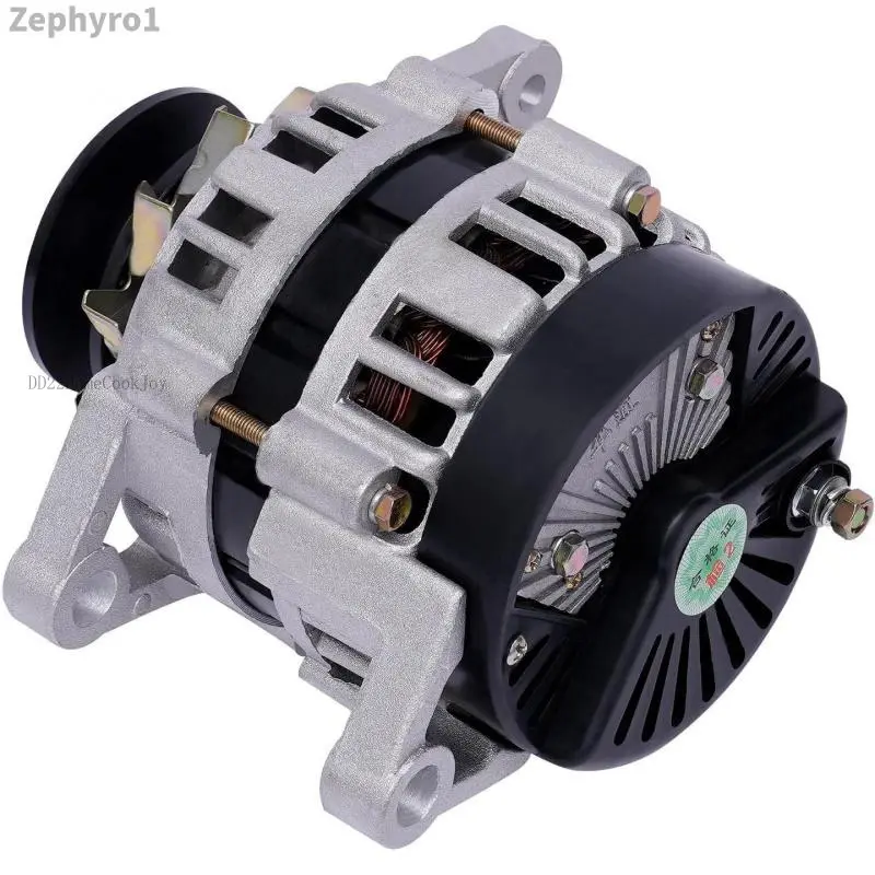 2000W Brushless Permanent Magnet Power Generator - Low RPM AC-DC Dual Output Alternator with Pure Coil, Aluminum Shell for Agricultural Vehicle Charging & Lighting (Tricycles, Tractors), Permanent Magnet Generator
