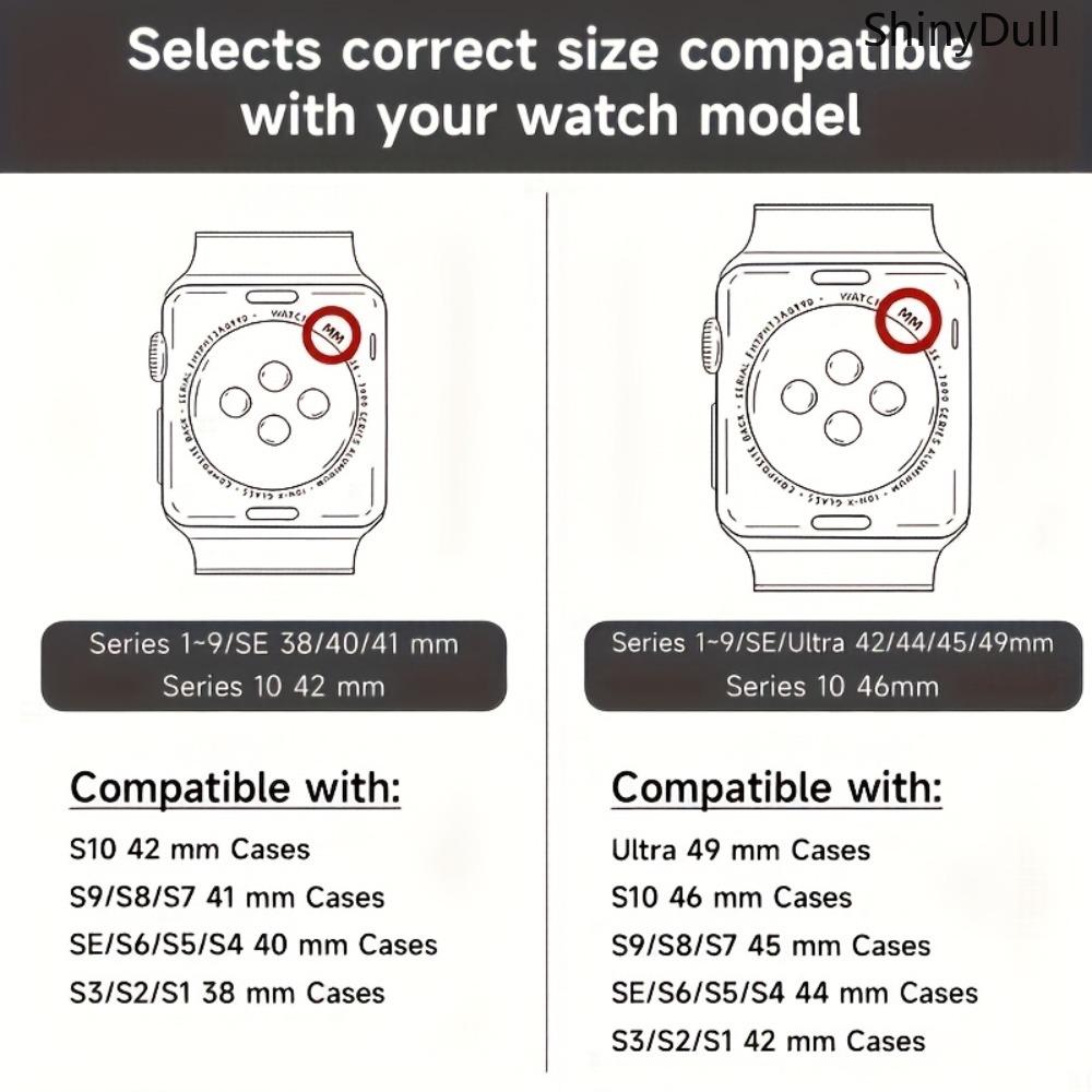 2-Pack Soft Silicone Sports Strap for Apple Watch – Durable, Breathable, Fits 38–49mm, Series 1–11, SE, Ultra / Ultra 2, Unisex