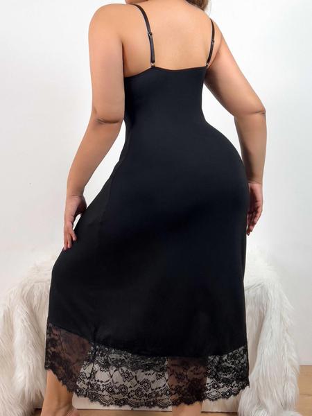 Plus Size Lace Trim Robe – Comfy & SEXY! 😍 Your Perfect Nighttime Glam #CurvyQueen