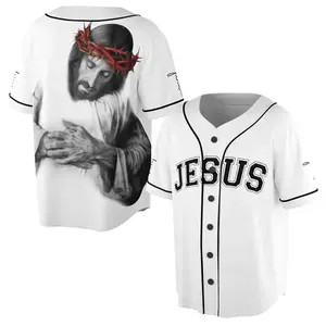 Jesus' Hug, God's Love, Believe in God Baseball Jersey, Jesus Baseball Jersey, God Baseball Jersey