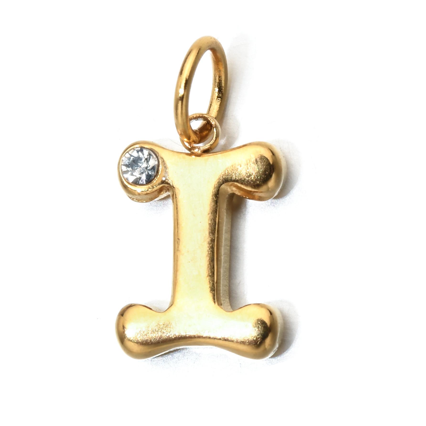 26 Initial Letters Stainless Steel Birthstone Pendant Necklace Dainty Clavicle Chain Ideal Gift For Mom