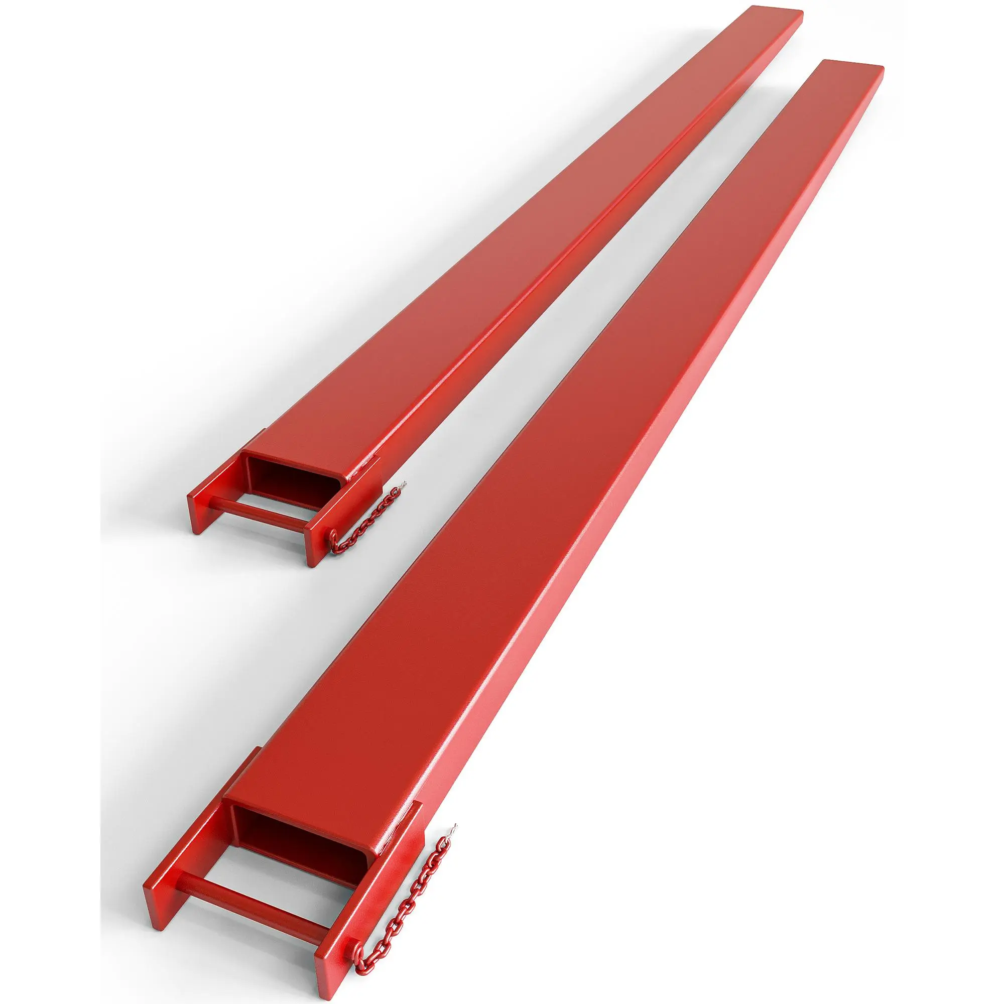 Heavy Duty Steel Forklift Extensions for Warehouses, Logistics & Industrial Settings - 4.5in Wide, 5500 lbs High Load Capacity, 72-in & 84-inch Lengths, 1 Pair for Pallet Handling, 4.5 Inches Wide