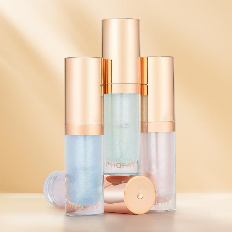 PHOFAY Juicy Tubes Ultra High-Shine Yummy Flavors Moisturizing Warm Lip Oil 4.5 ML Non-Sticky Easy Application