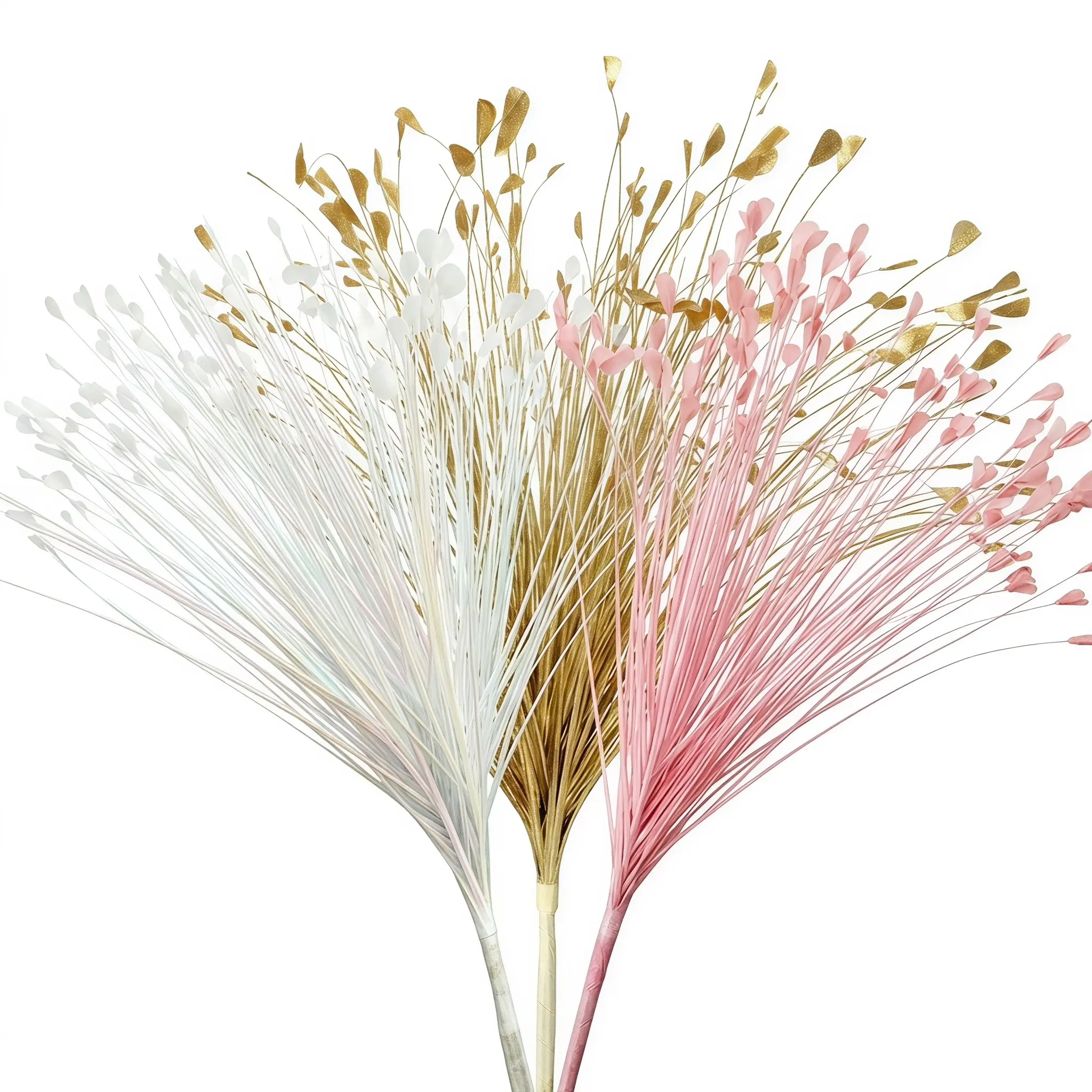 3 Pcs Artificial Bird-Of-Paradise Plants, Bohemian Style Home Decor, Living Room Ornaments, Wedding Background Decoration, Fake Flowers, Faux Plants