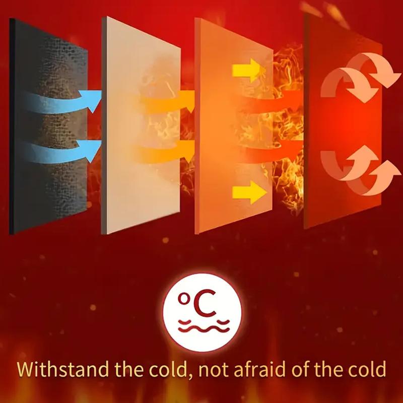 Men's Thermal Pants Thick & Durable Winter Trousers with Drawstring Waistband, Black for Everyday & Formal Wear in Cold Weather, Side Pockets Suitable for Office, Travel, & Outdoor Activities, Loose Fit, Fleece Lining, Solid Color