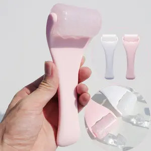 PE Gel Ice Roller Facial Beauty Tool, Cold Compress Ice Roller For Face Massage, Portable Skin Calming Ice Face Roller For Puffiness Relief Skin Care