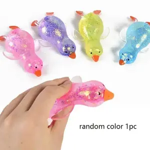 New Duck Malt Sugar Squeeze Ball Stress Relief Toy, Stress Relief Fidgets, Stress Ball Without Net, Creative Breathable Slow Bounce, Fun Relaxing Gift for Adults and Kids, Stress Relieving Item, Stress Relief Balls