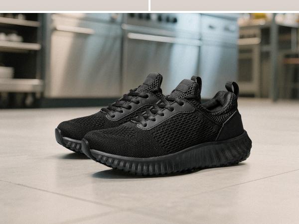 Bruno Marc Women's Non Slip Work Shoes Walking Black & Lightweight Food Service Chef Kitchen Restaurant Resistant Sneakers