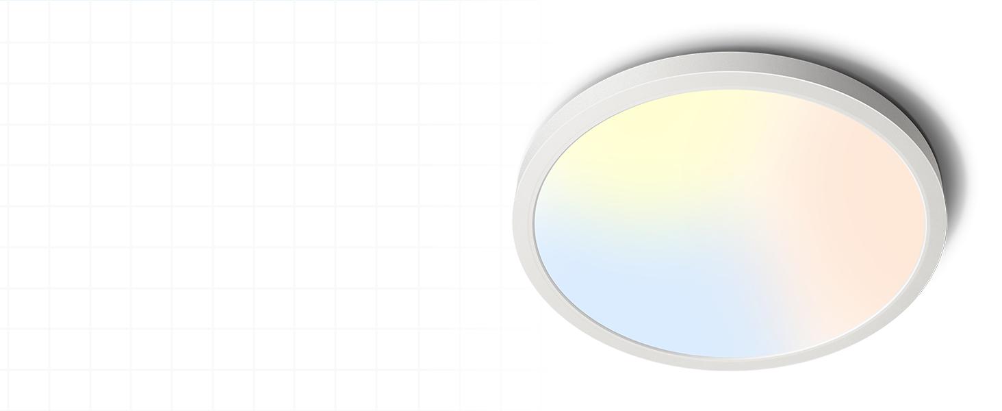 12 Inch Rechargeable Motion Sensor LED Ceiling Light with Remote, Wireless Dimmable 3CCT Battery Operated LED Closet Lights for Stair Hallway