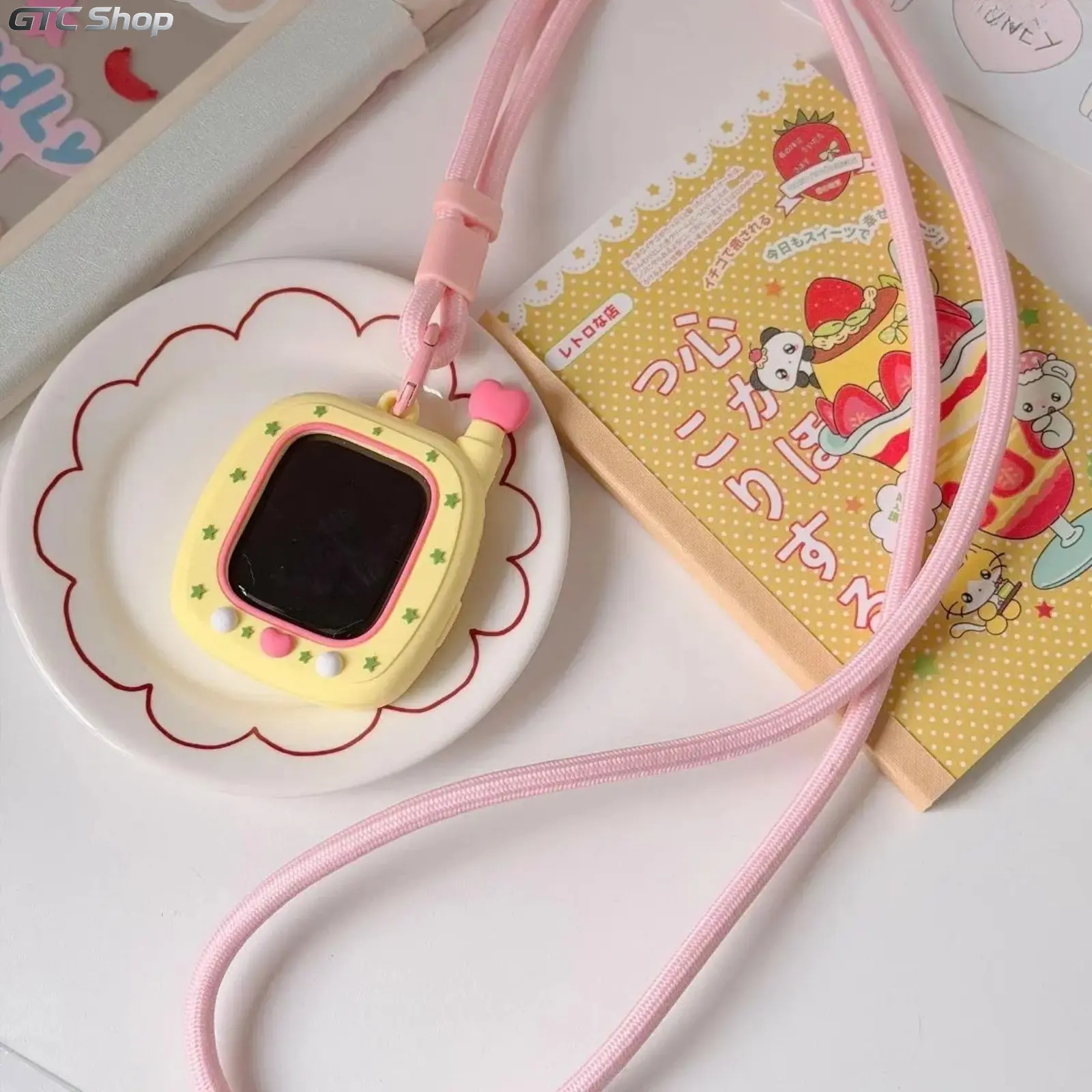 Pager-Shaped Full Cover Soft Watch Case - Cute Fashion Unisex Wearable Tech Accessory, Snug Secure Protection for All Series Smartwatches, Stylish Shell (No Watch Included)
