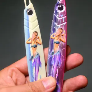 80g-200g 3D Printed Deep Sea Fishing Lure, Glow-In-The-Dark Effect, Ideal for Ocean Use, Durable Iron Plate Design, Perfect for Nighttime Fishing