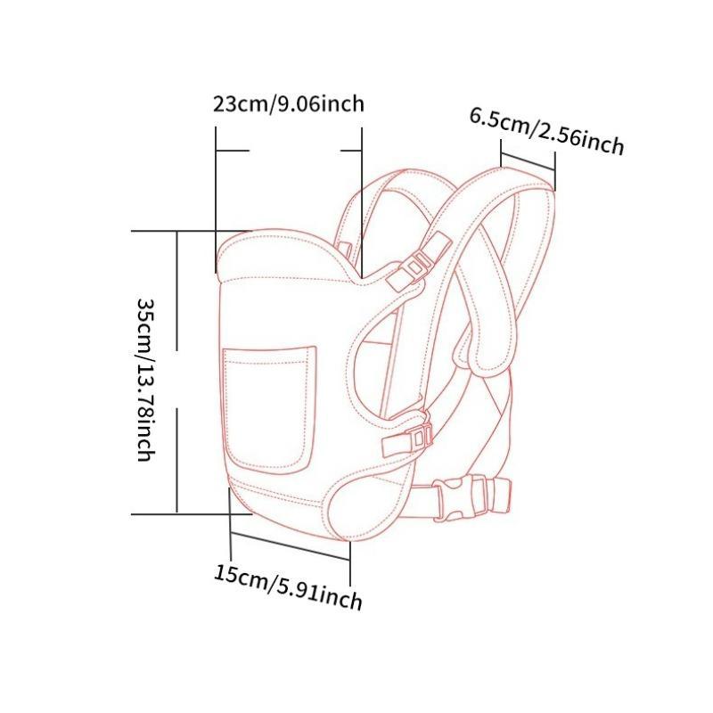Baby Carrier, 1 Count Ergonomic Baby Hip Carrier, Comfortable Lightweight Baby Carrier, Portable Baby Travel Gear for Newborn to Toddler, Adjustable Ergonomic Carrier, Newborn Sling Carriers
