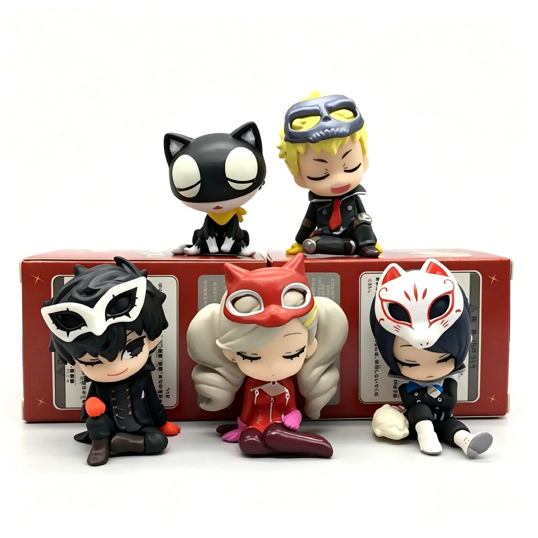 In stock Blind Box Toy P5 Royal Edition sleeping sits Side By Side Figure 1 Joker Mona Skull Panther Fox collection figures