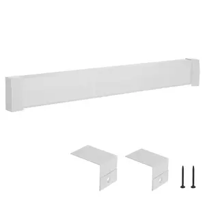 Fathersdaygift VEVOR Baseboard Heater Covers, Premium Series 5 ft Standard Electric Heating Unit Front Cover for Home Improvement, Heavy-duty Steel, Easy Installation for Bedroom Replacing Old Cover, Whitedealsforyoudays