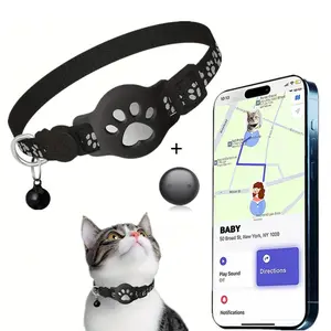 Smart Pet Tracker Cat Collar, Pet Tracker (Android Only) Smart tag,Waterproof Compatible with Google Find My,No Monthly Fee,Advanced Tracking Solution Smart Collar for Pet Safety Ideal Small Large Cats