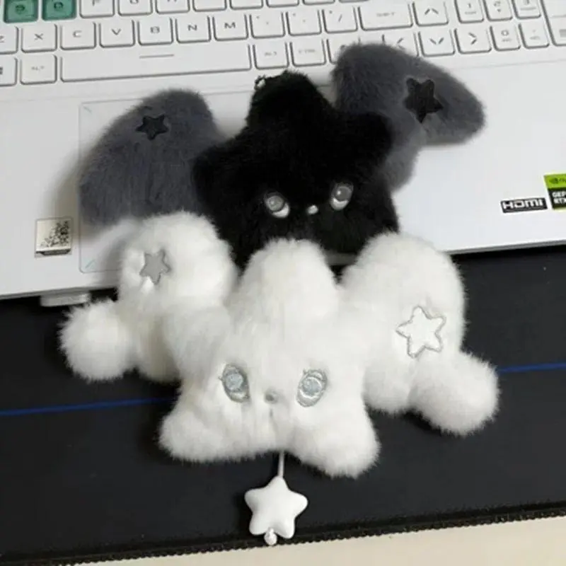2026 Hot NCT WISH Black and White Wicku King Plush Doll Pendant, 2pcs Cute Collectible Fan Commemorative Gift for Toy Hobbyists, Classic Novelty Toy Collection Item, A