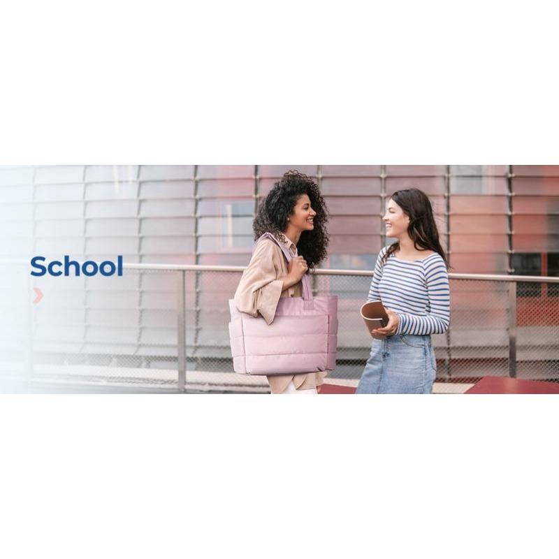 BIGWIG 20L Puff Sleeve Women Puffy Handbag, Quilted Laptop Shoulder , Lightweight and Practical, with Multiple Compartments for Workplace Storage and Zipper Closure, Perfect for Travel, Work, The Beach, The Gym, or Shopping, clinical bag