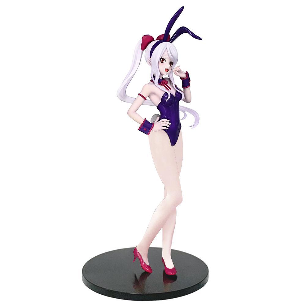 Anime Albedo Figure Shalltear Bloodfallen Action Figures PVC Cute Model Albedo Figurine Bunnies Figure Collection Desktop Gifts