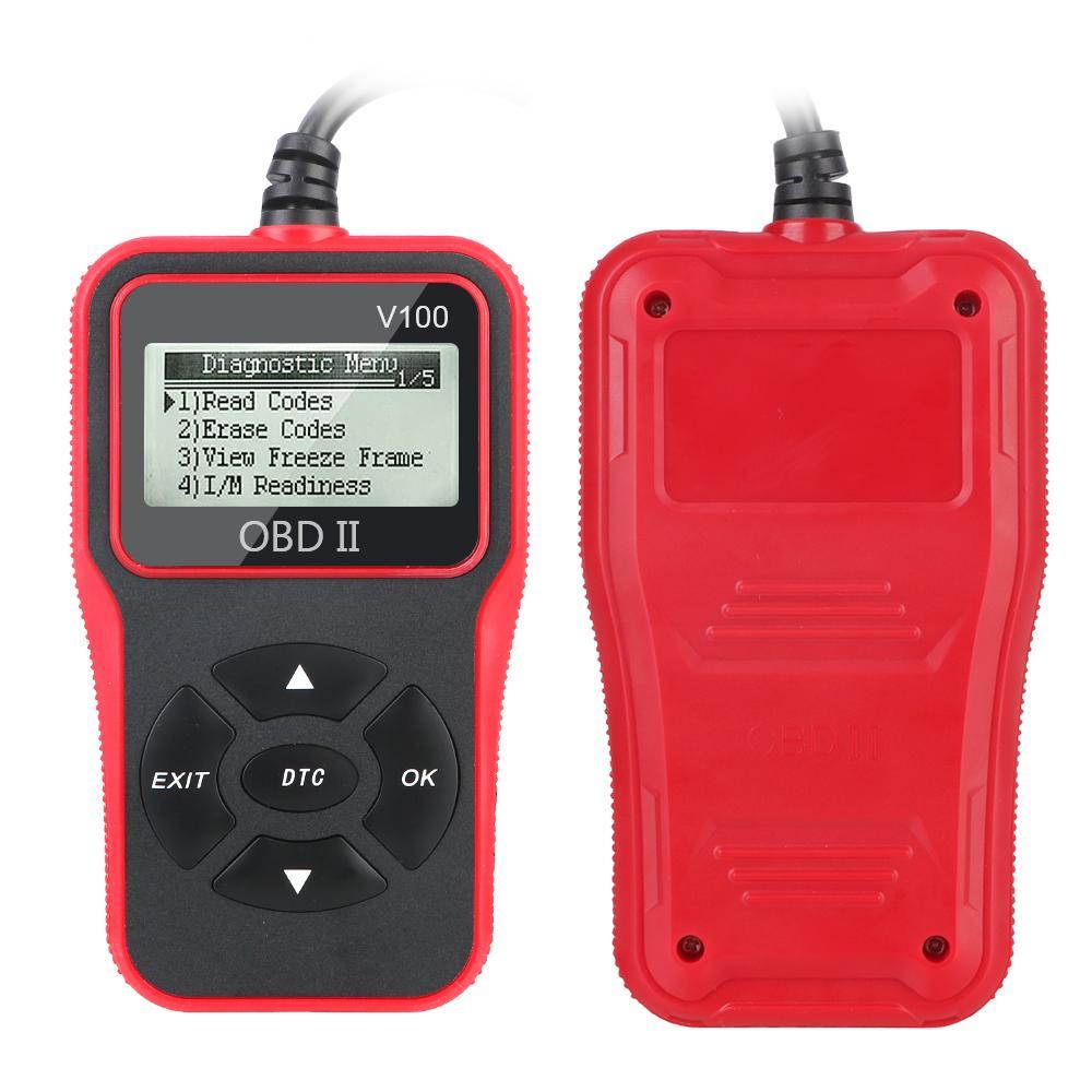 OBD2 Code Reader Scanner, Automotive Scan Tool, Digital Automotive Tester, Multilingual Car Engine Diagnostic Tool with Digital Display, Universal Auto Plug & Play Accessories