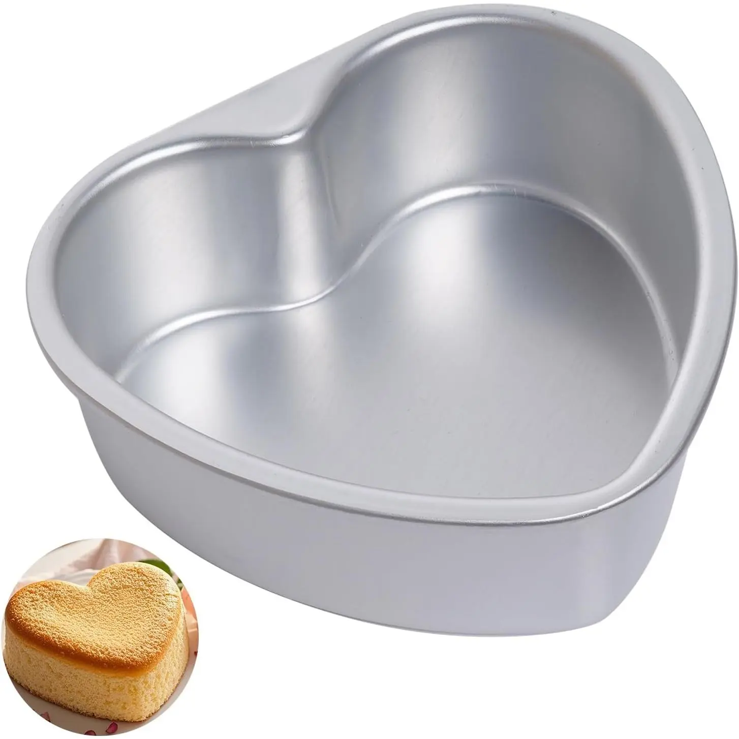 6-Inch Heart Shaped Cake Pan - 1-Count Baking Mold for Birthdays, Anniversaries, DIY Bakeries, Coffee Shops - Kitchen Bakeware, Anniversary