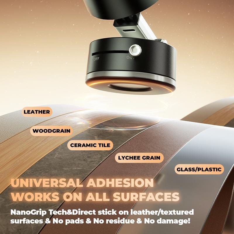 Magnetic Phone Holder with Vacuum Suction Cup, Multifunctional Phone Stand for Home or Office, Phone Accessories for iPhone & Android, Phone Suction Mount