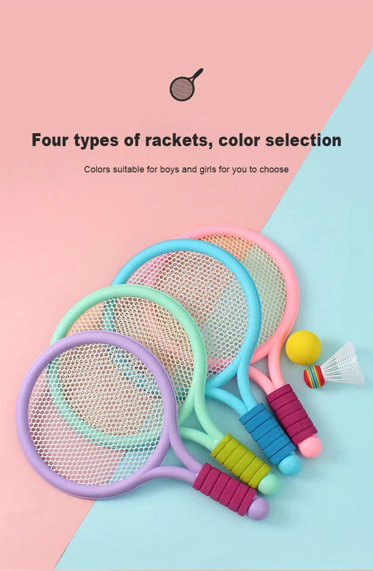Children's Tennis Badminton Racket Set Outdoor Sports Toy for 3-12 Year Old Kids Kindergarten Play Badminton Tennis Racket Set