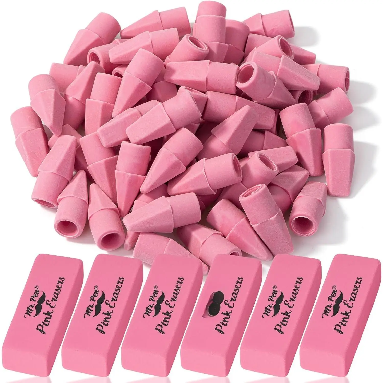 - School Eraser Combination Set, 66 Pack,  | Latex Free Erasers for School, Office, Art Sketching, Homework, Exams, Clean Smudge-Free Correction