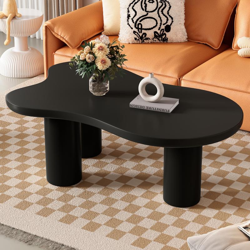 Bellemave ON-TREND 44'' x 25.9'' Easy Assembly Cloud Coffee Table with ...